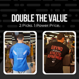 Grynd Duo – Faith Blue & All Seasons Tees