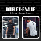 Black & White Power Combo – Polo + Dri-Fit