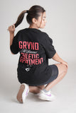 GRYND All Seasons Women’s Gym T-Shirt – versatile, breathable activewear made from premium cotton, perfect for year-round fitness.