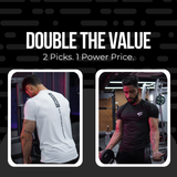 Train Hard Combo – Dri-Fit Black x White